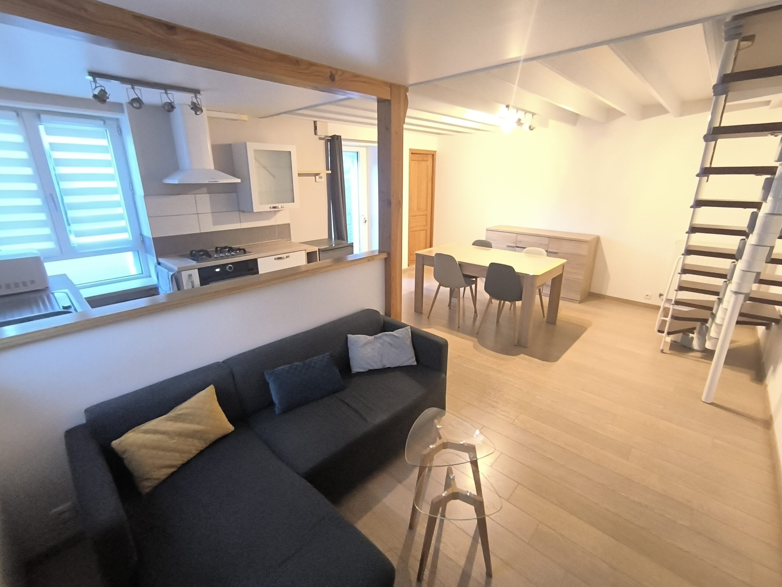 Piece de vie Location meublé Cherbourg